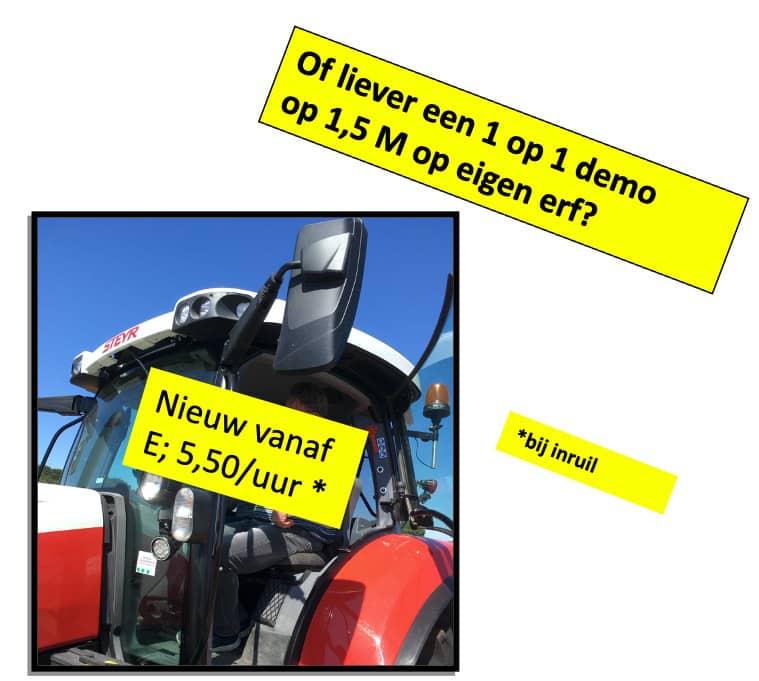 Demo op het erf